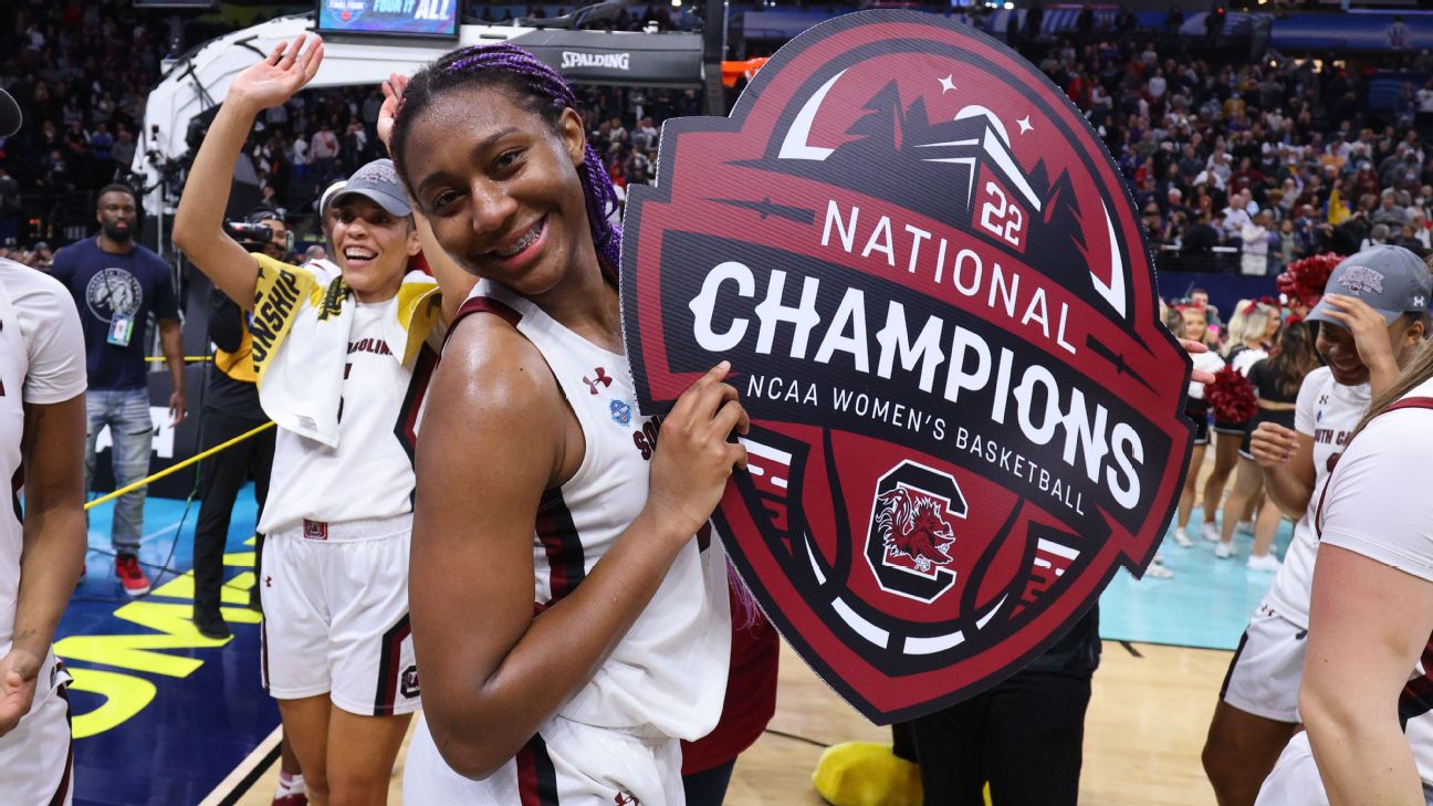 Women's basketball national championship 2022 - South Carolina's dominant  win over UConn gets social media going - ESPN