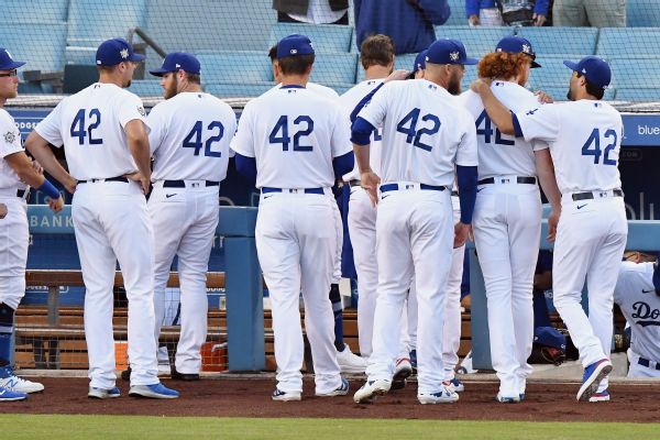 All of MLB to wear Robinson's 42 in Dodger Blue