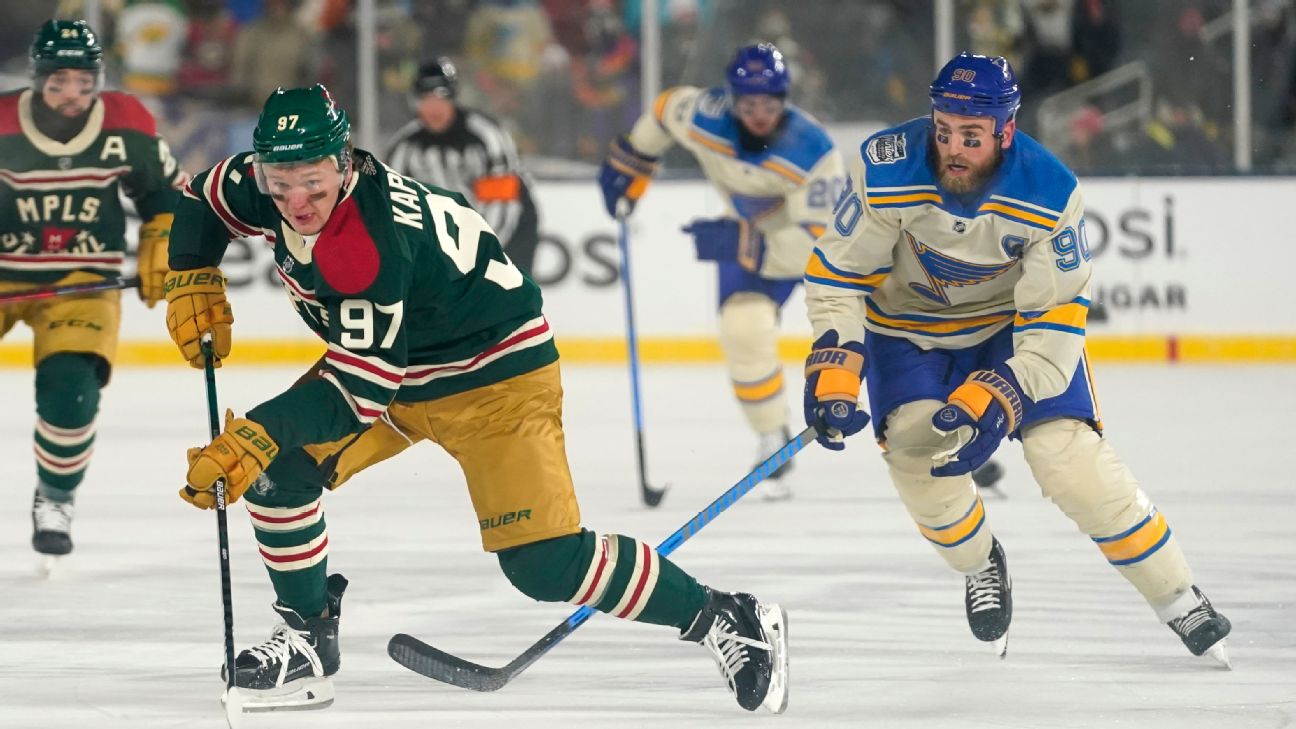 NHL playoff watch standings update Minnesota Wild-St