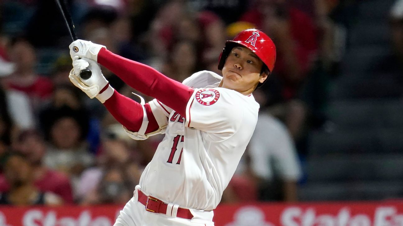 Los Angeles Angels' Shohei Ohtani out of starting lineup vs. Toronto