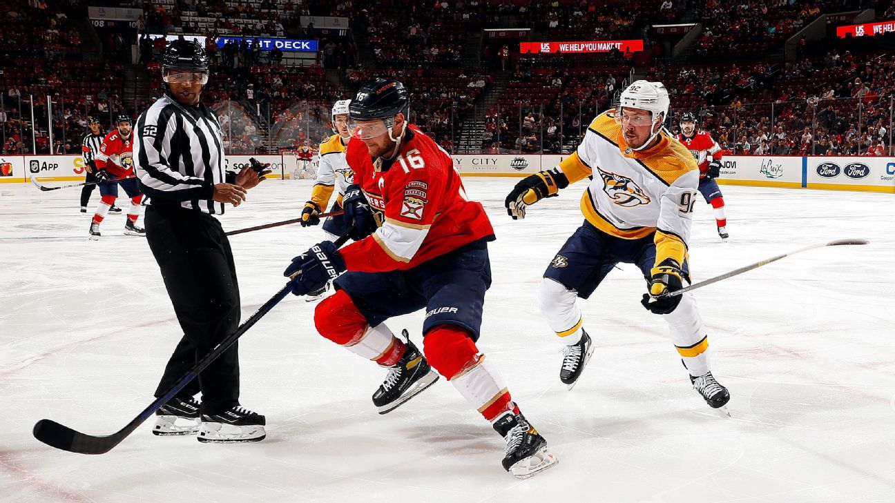 NHL playoff watch standings update Southern-fried contender clash between Florida Panthers, Nashville Predators