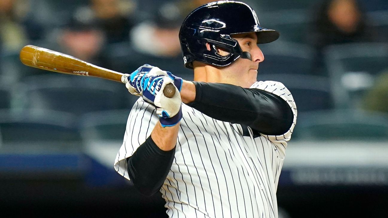 Anthony Rizzo looks good, hits good in first Yankees game, a 3-1 win - Fish  Stripes