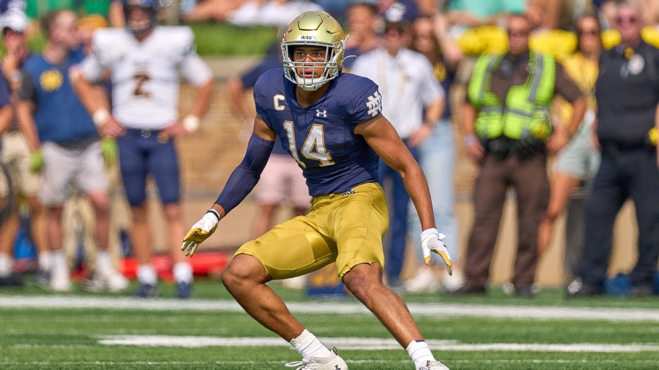 NFL Draft – Kyle Hamilton – Notre Dame Fighting Irish – Official