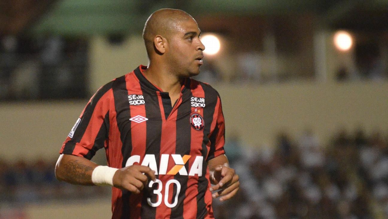 Doentes por Futebol - Resquício 🌪 Adriano tem um gol marcado pelo  Athletico na Libertadores em 2014. Foi a penúltima chance dele no futebol.  Depois partiu para o Miami United.