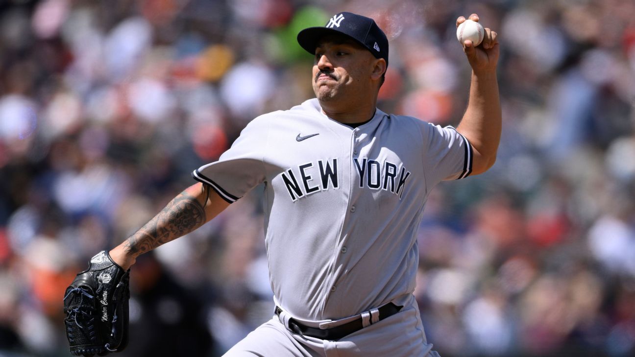 New York Yankees' Nestor Cortes pitches immaculate inning, strikes out 12  batters in five innings - ABC7 New York
