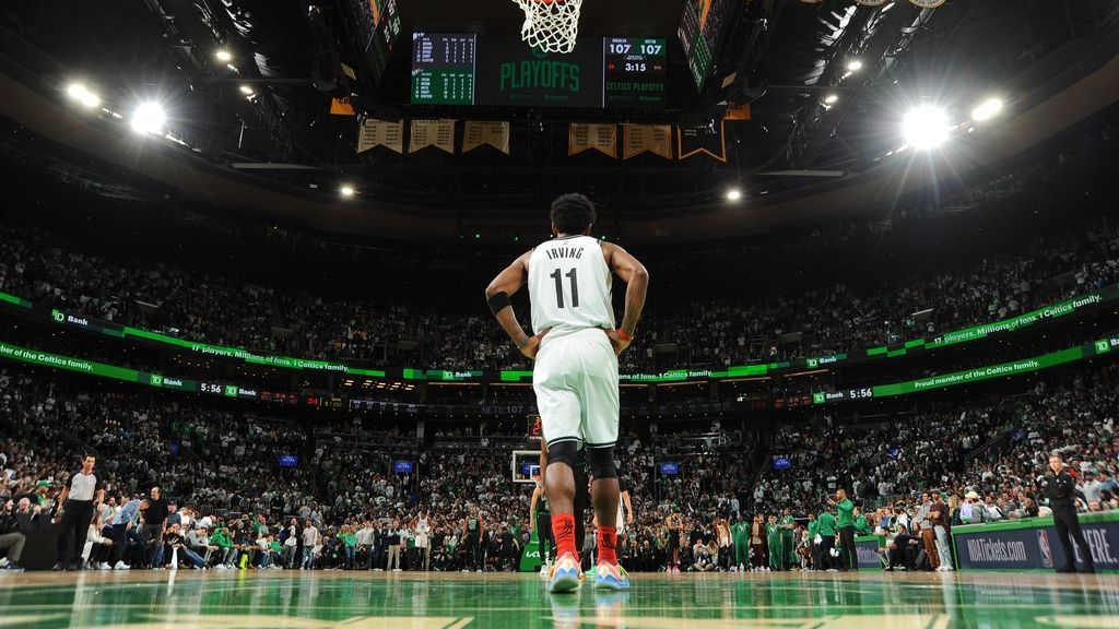 Celtics Fan Throws Water Bottle at Kyrie Irving [WATCH]