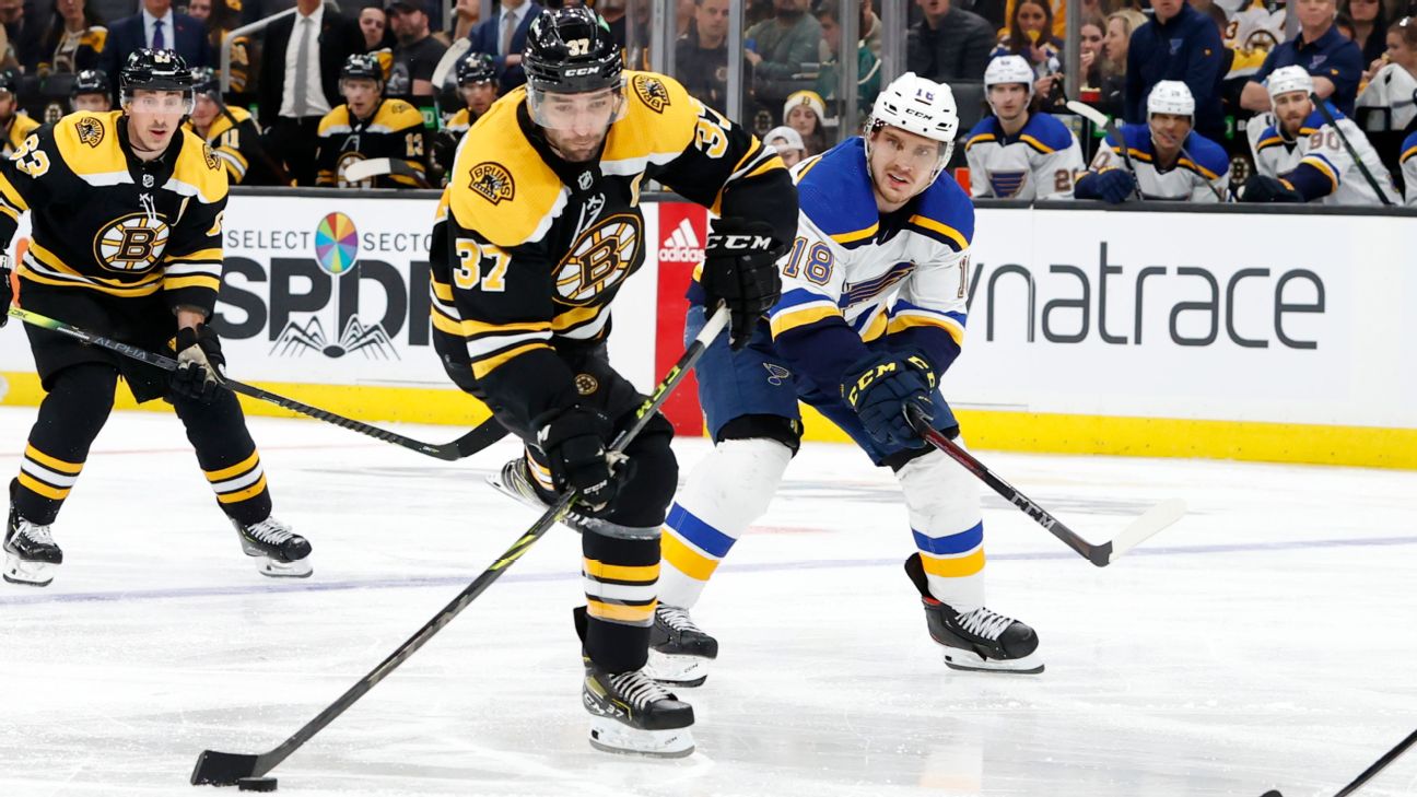 NHL playoff watch standings update Boston BruinsSt. Louis Blues