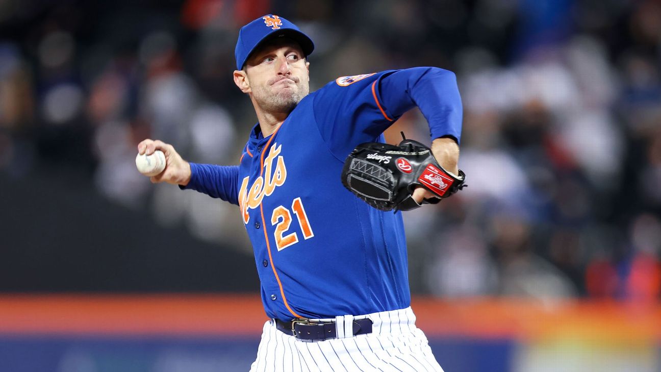 New York Mets’ Max Scherzer pulls himself from start with left side discomfort