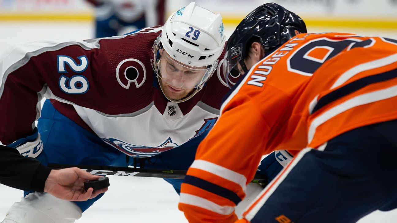 NHL playoff watch standings update The path for the Colorado Avalanche, Edmonton Oilers to meet in the playoffs