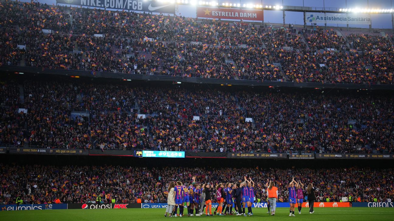 Barcelona attendance record in Champions League could be broken vs