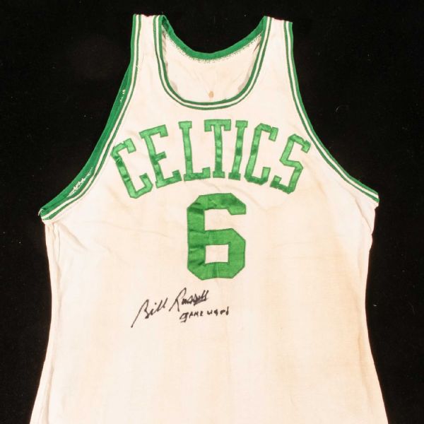 Game-worn Bill Russell jersey sells for $1M