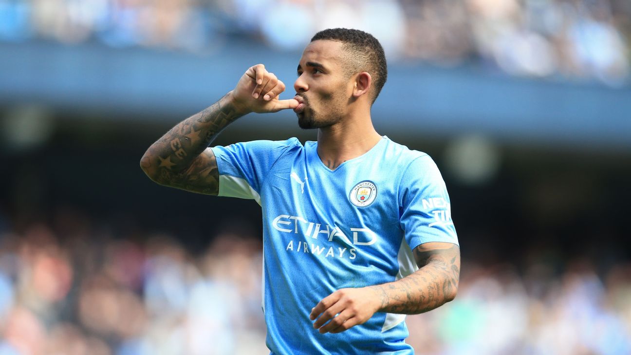 TNT Sports Brasil - Saiu a escalação do Manchester City e Gabriel Jesus  estará no banco! Tá na torcida pro brasileiro entrar e marcar no clássico?