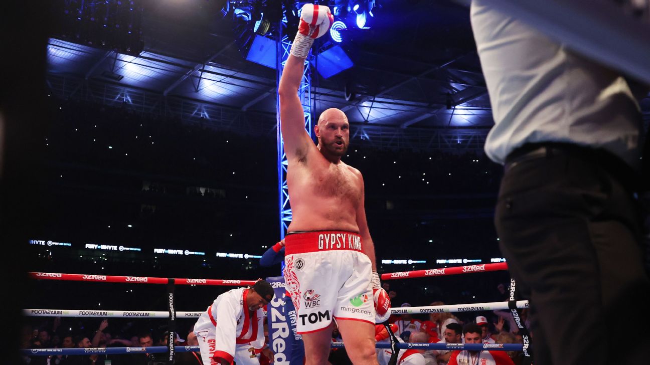Tyson Fury retains heavyweight title with TKO of Dillian Whyte, indicates hes ready to retire