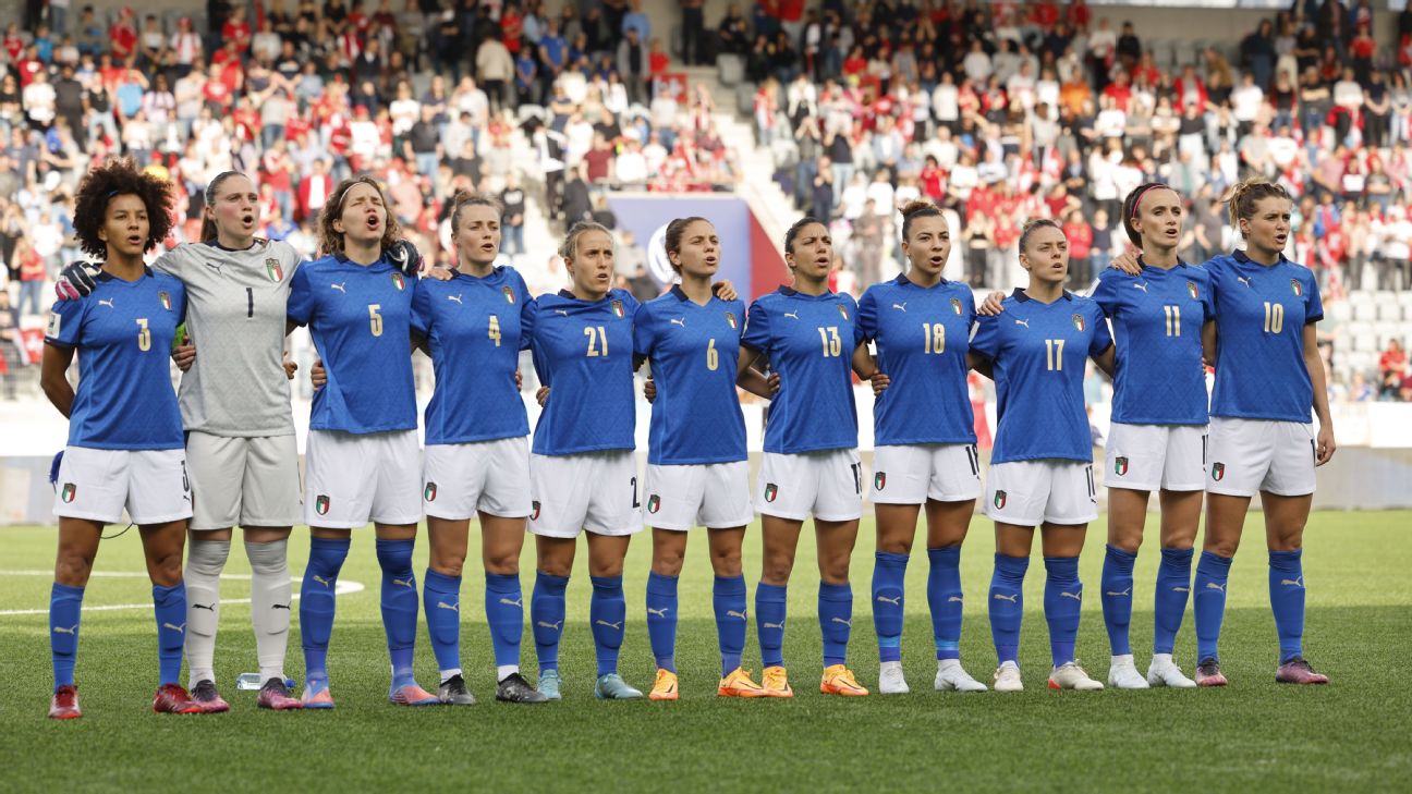 Selección femenina de fútbol de italia