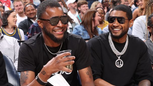 Usher spotted next to Tee Morant at Grizzlies-Timberwolves Game 5