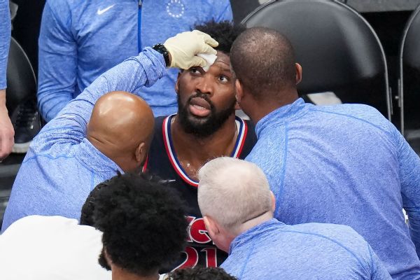 Sources: Embiid (out) status may change for G3