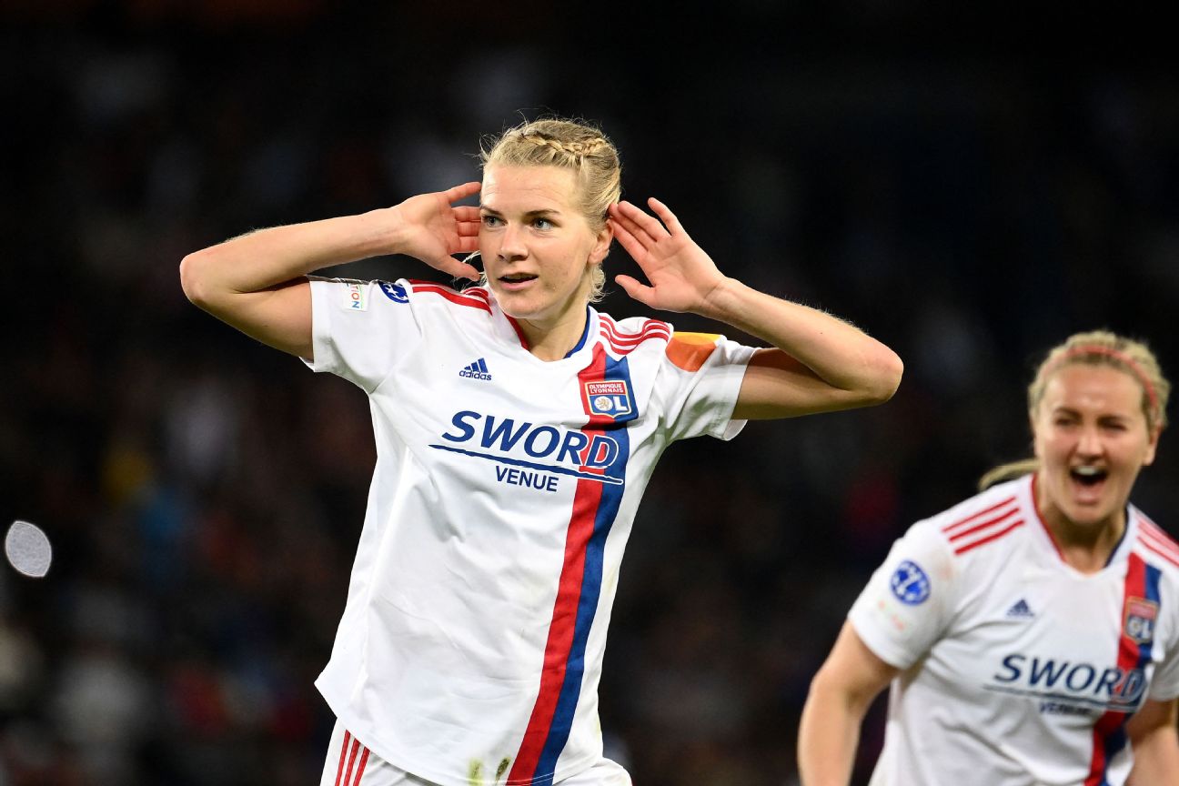 Lyon beat PSG 3-2 in women's Champions League semi-final first