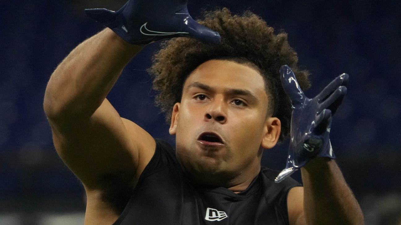 2022 NFL draft: Michigan State's Connor Heyward selected by Steelers in  sixth round 