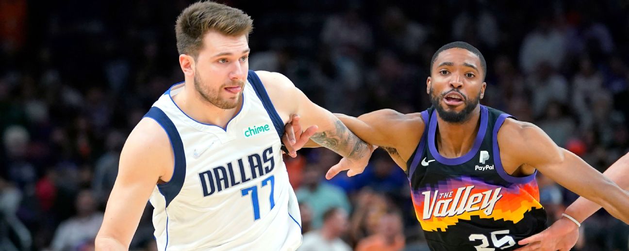 Follow live: Luka, Mavs trying to even series with Suns in Game 2