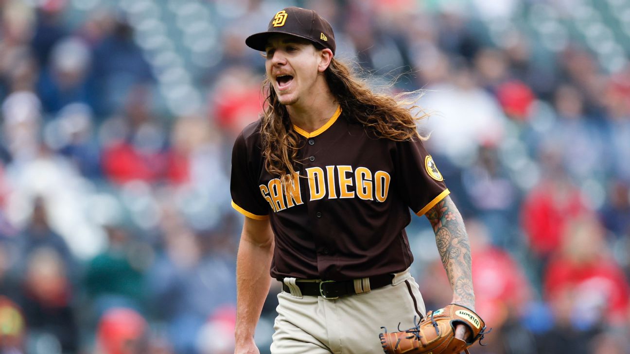 San Diego Padres pitcher Mike Clevinger emotional after impressive start in  return from Tommy John surgery - ESPN