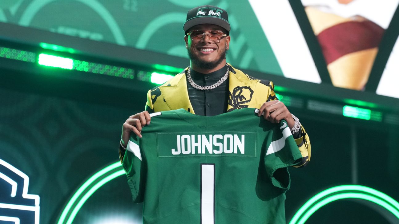 Draft Selection  Jets Pick Edge Jermaine Johnson II (Rd. 1, No. 26 Overall)