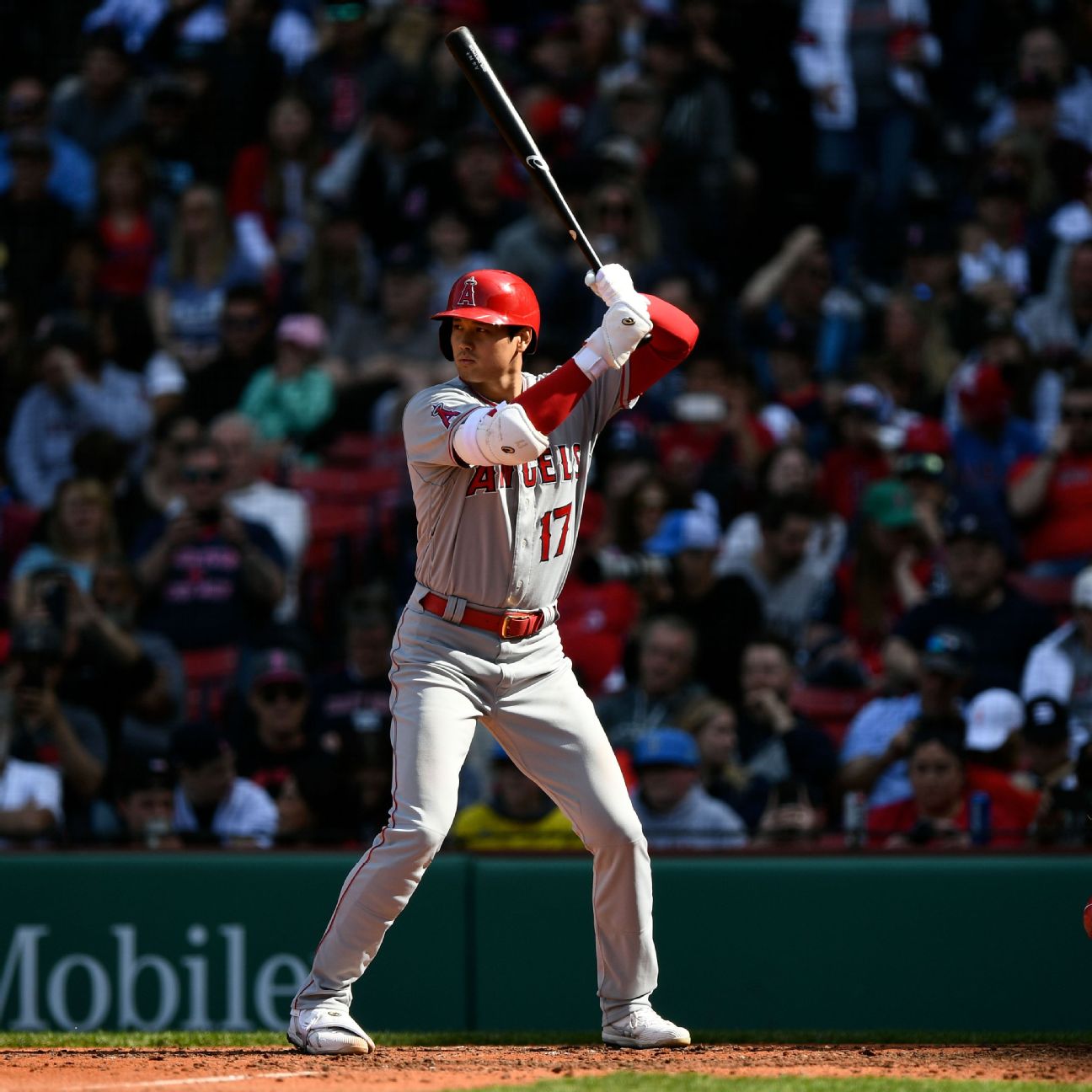 Angels' Shohei Ohtani strikes out 11, gets two hits vs. Red Sox in