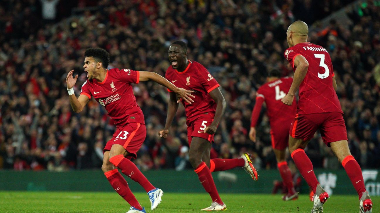 Follow live: Liverpool look to maintain Premier League title pressure