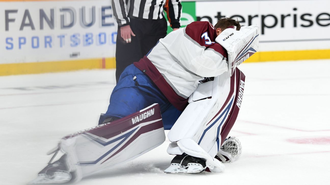 Kuemper Injured as Avalanche Take Commanding Series Lead