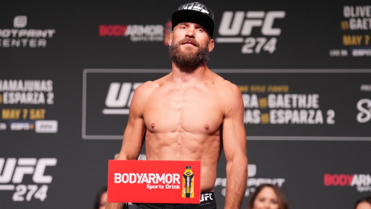 Veteran fighter Donald Cerrone out of UFC 274 because of food poisoning