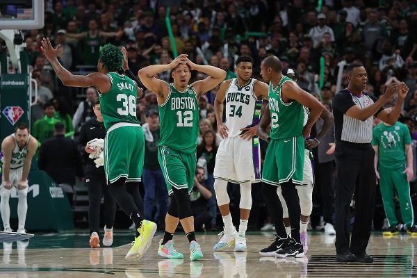 Celtics irate over 'bad missed call' in loss to Bucks