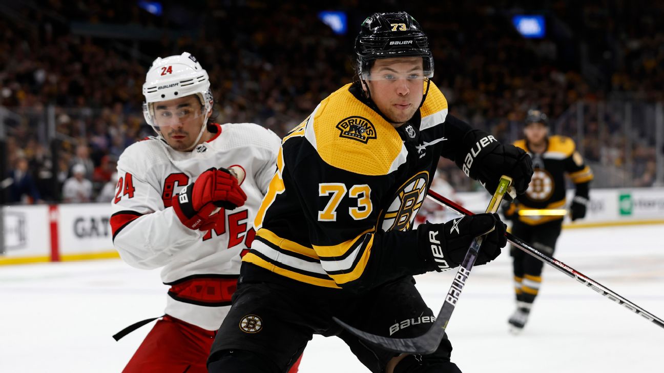 Boston Bruins D Charlie McAvoy misses Game 4 vs. Carolina Hurricanes while in COVID-19 protocol