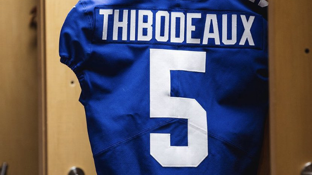 Giants' Kayvon Thibodeaux might have to pay A LOT of money to buy No. 5  jersey off Graham Gano 