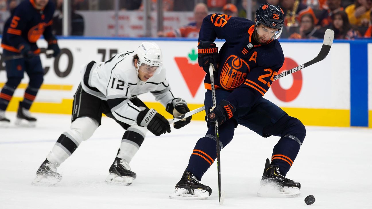 NHL Notebook: Edmonton Oilers Darnell Nurse's record setting night, Fans  irate over NHL's new jersey partnership with Fanatics, and are the LA Kings  the best team in the Pacific Division? - OilersNation