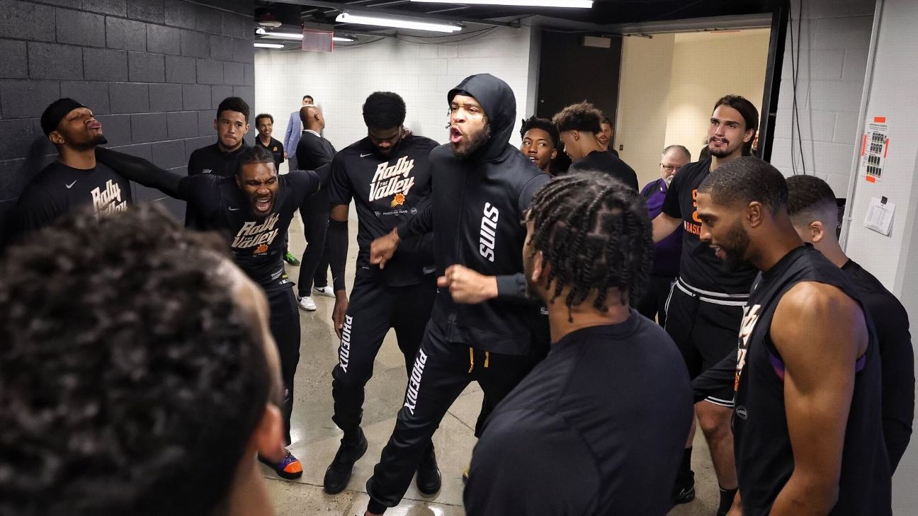 The Suns' pregame tunnel routine is 'the greatest show on Earth'
