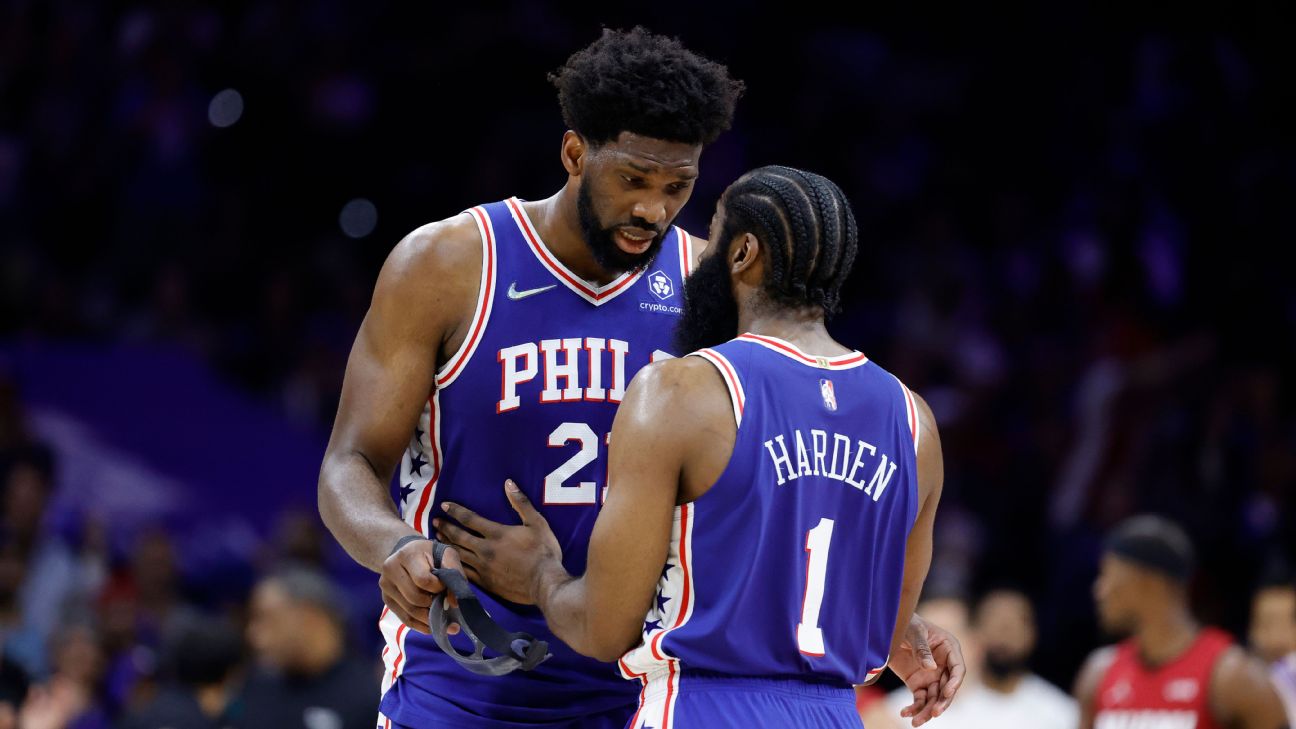 Philadelphia 76ers' 'unstoppable' duo of Joel Embiid, James Harden use bevy  of FTs to roll Knicks - 6abc Philadelphia