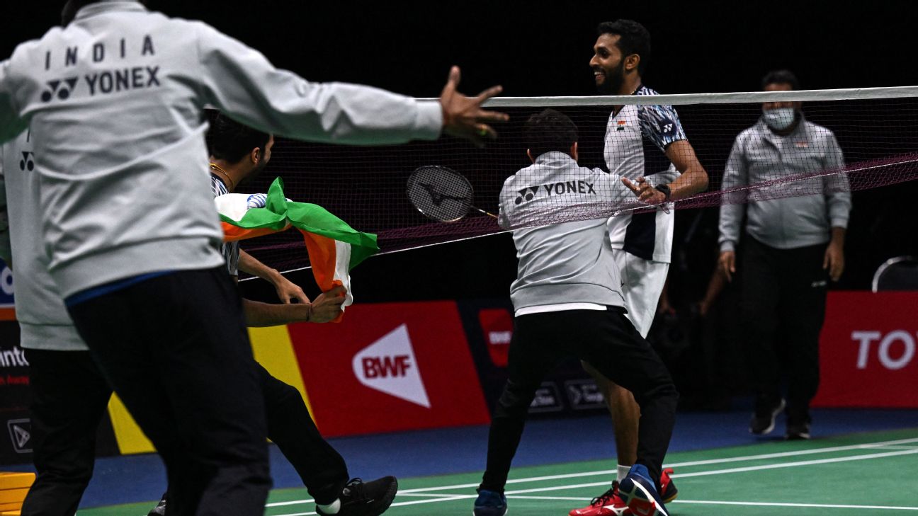 History made How India reached first ever Thomas Cup final with gritty win over Denmark