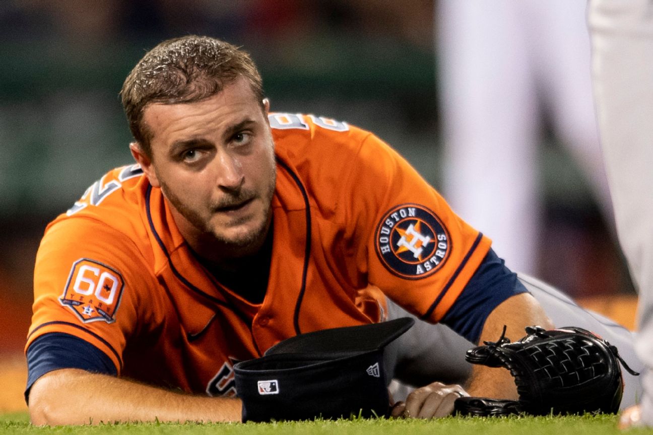 Astros' Odorizzi to IL after being stretchered off