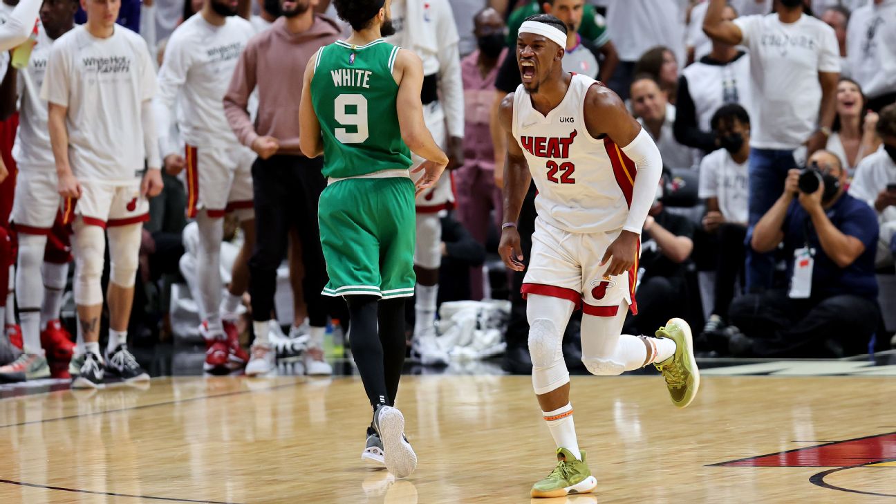 Boston Celtics ‘out-toughed’ as Miami Heat use huge third quarter to take Game 1 behind Jimmy Butler