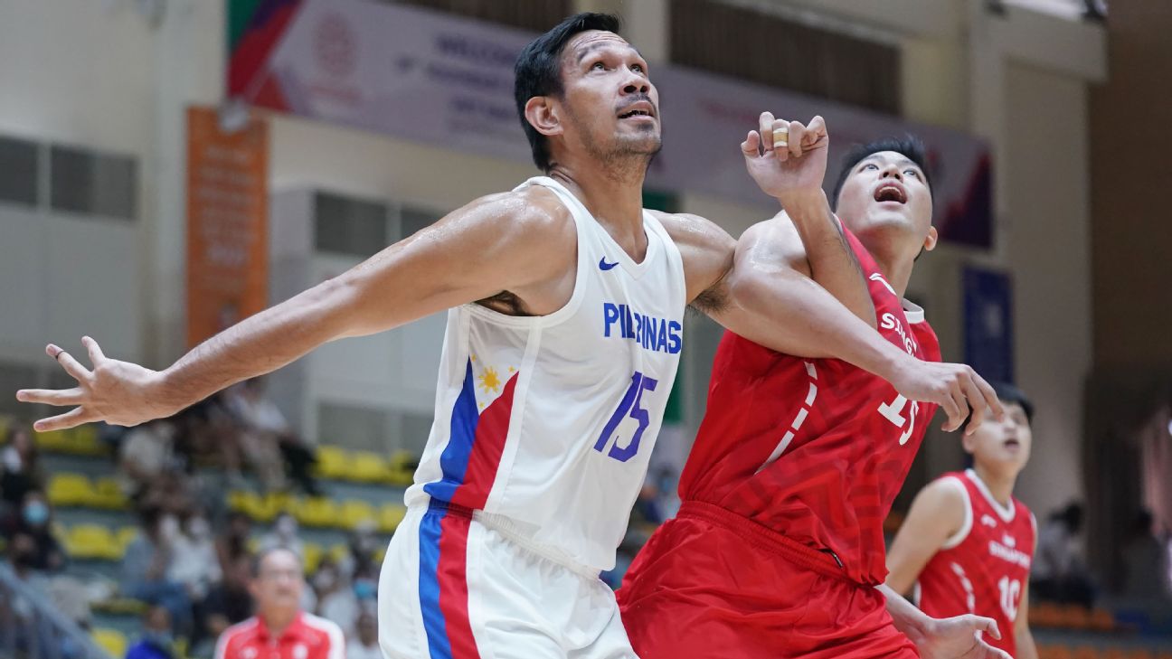 Gilas rebounds from Cambodia loss, books SEAG semis slot with 60-point  blowout of Singapore