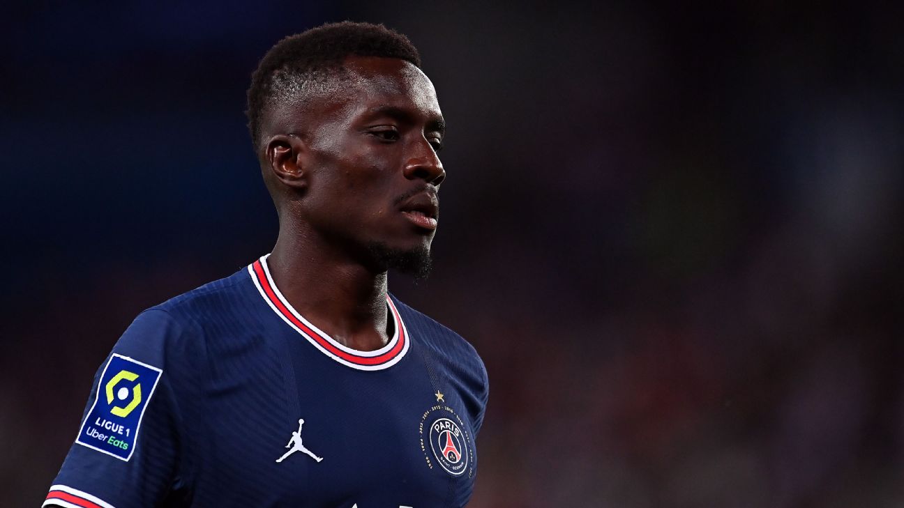 PSG's Idrissa Gueye asked to explain rainbow-jersey game absence - ESPN