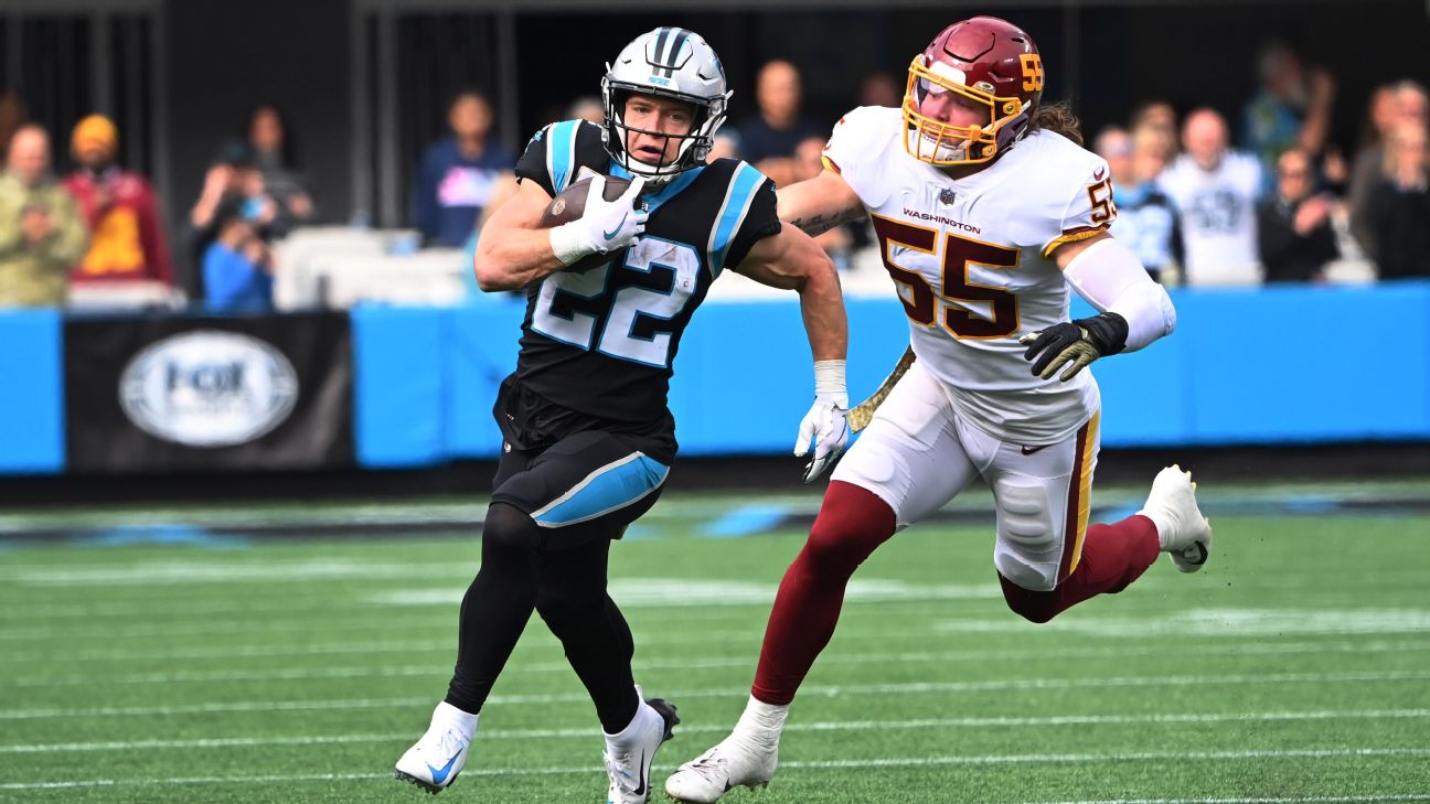 Christian McCaffrey reportedly in walking boot after injuring ankle vs.  Dolphins
