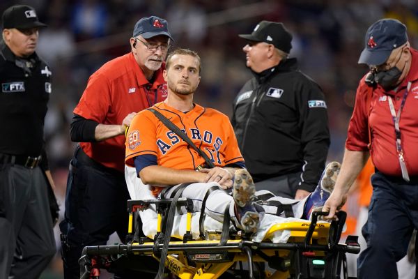 Astros' Odorizzi avoids major injury; no set return