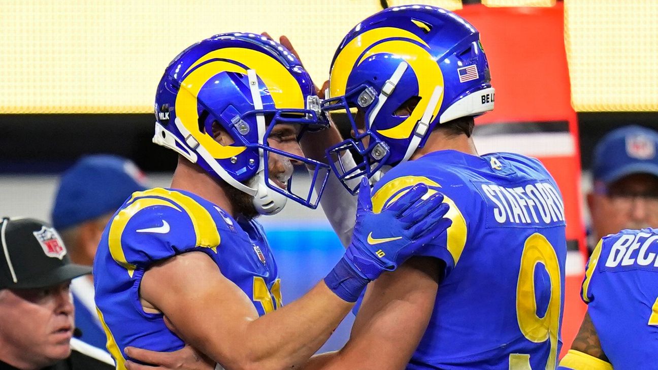 Why Cooper Kupp signing his megadeal with the Los Angeles Rams in a Matthew Stafford  jersey matters - ESPN - Los Angeles Rams Blog- ESPN