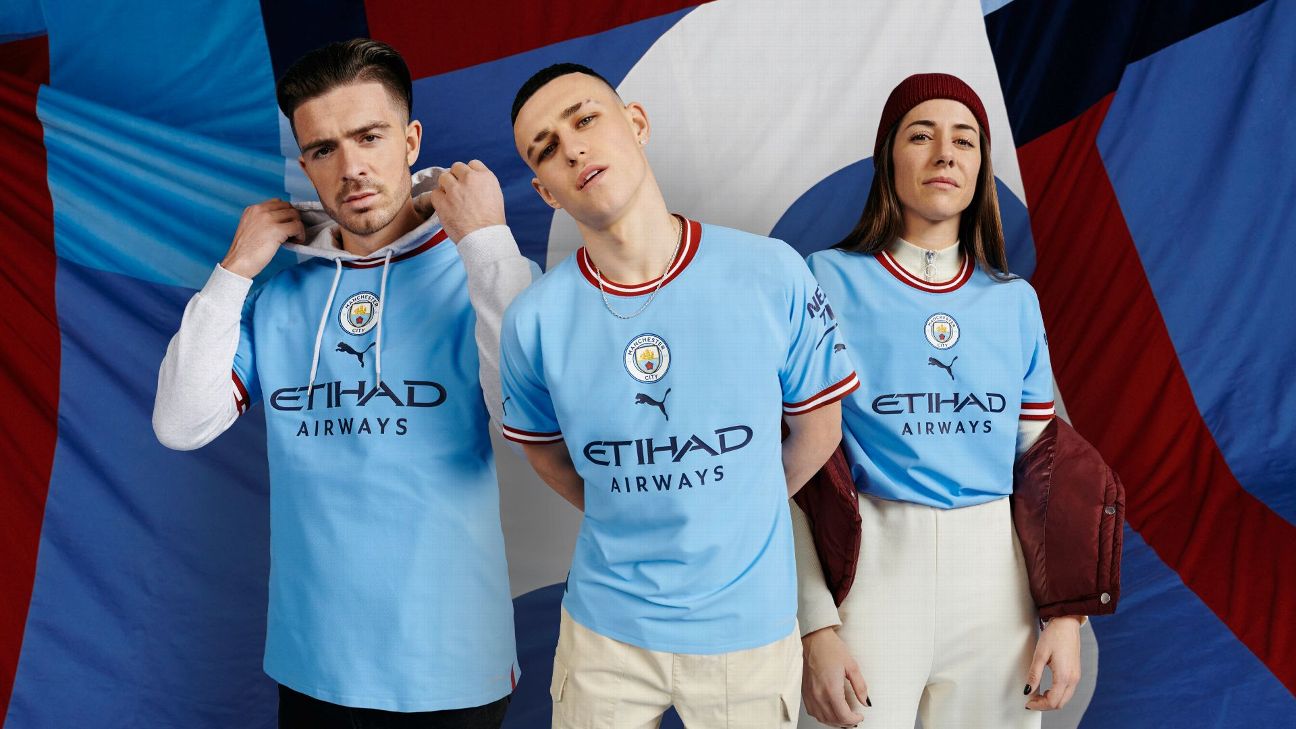 Dårligt humør ordlyd hage Manchester City's new home kit for 2022-23 season takes them back to the  '60s - ESPN