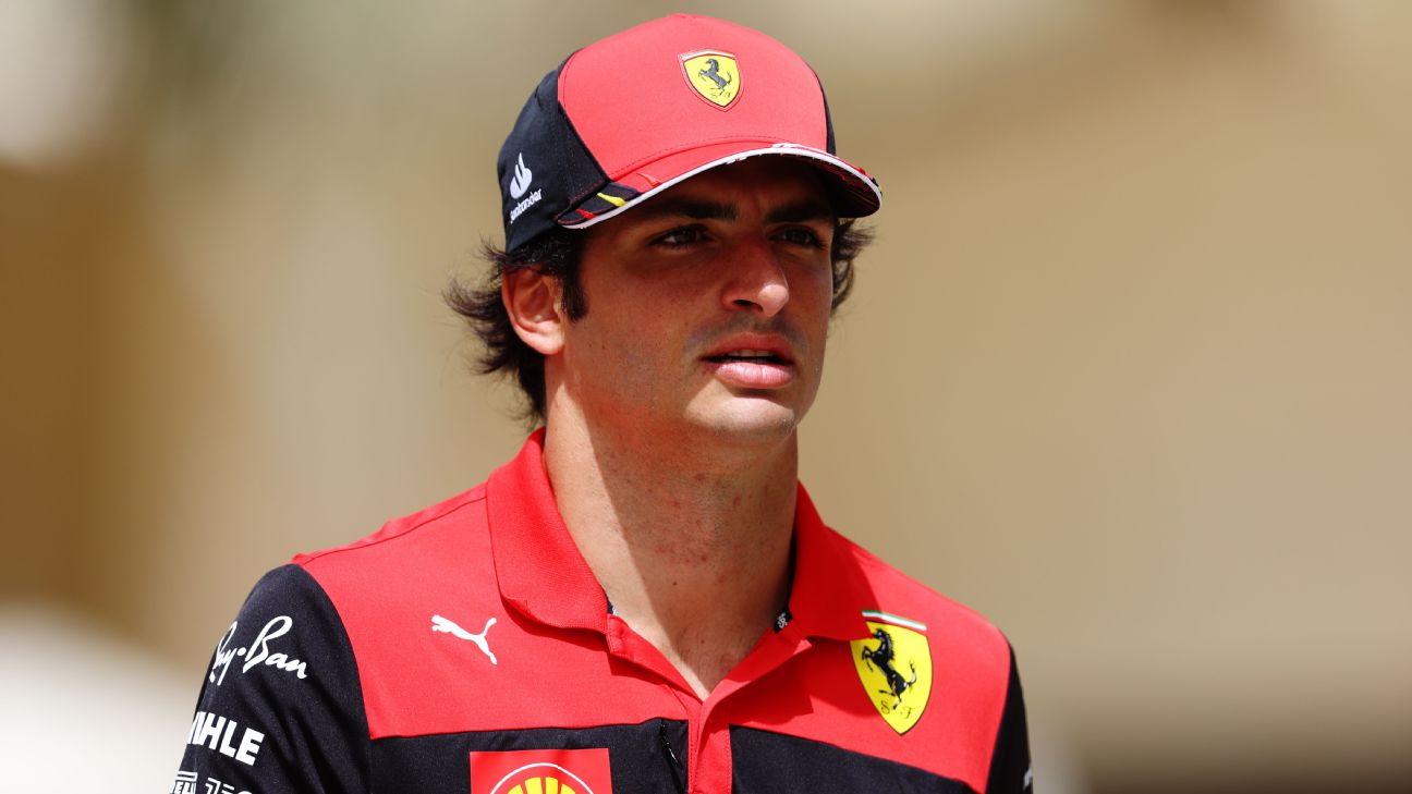 Carlos Sainz raises driver health concerns over racing current F1 cars -  ESPN