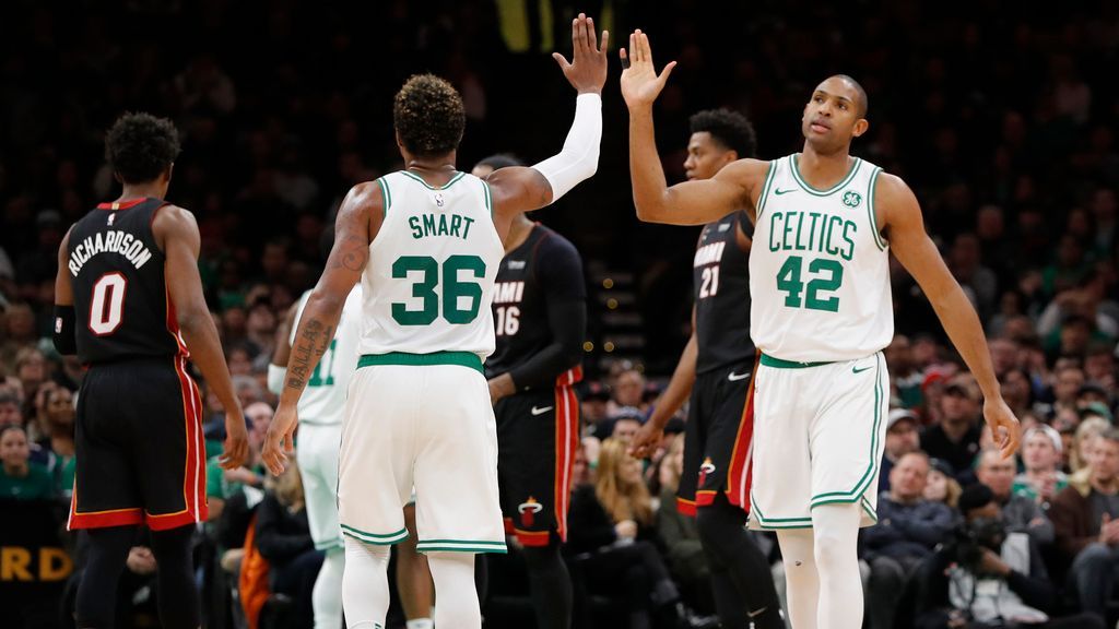 Celtics start fast, finish off Miami in Game 4, 102-82 – Boston Herald