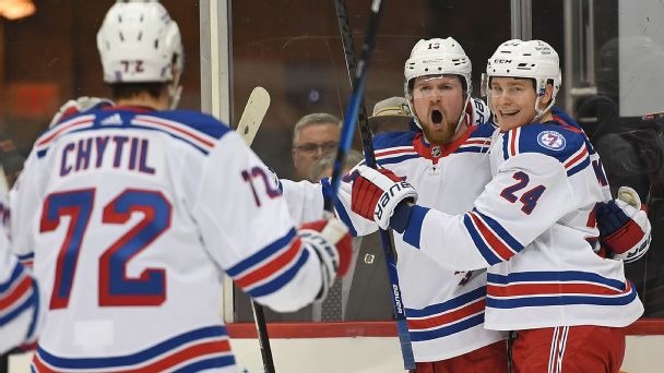 How the Rangers' 'Kid Line' has sparked New York's offense