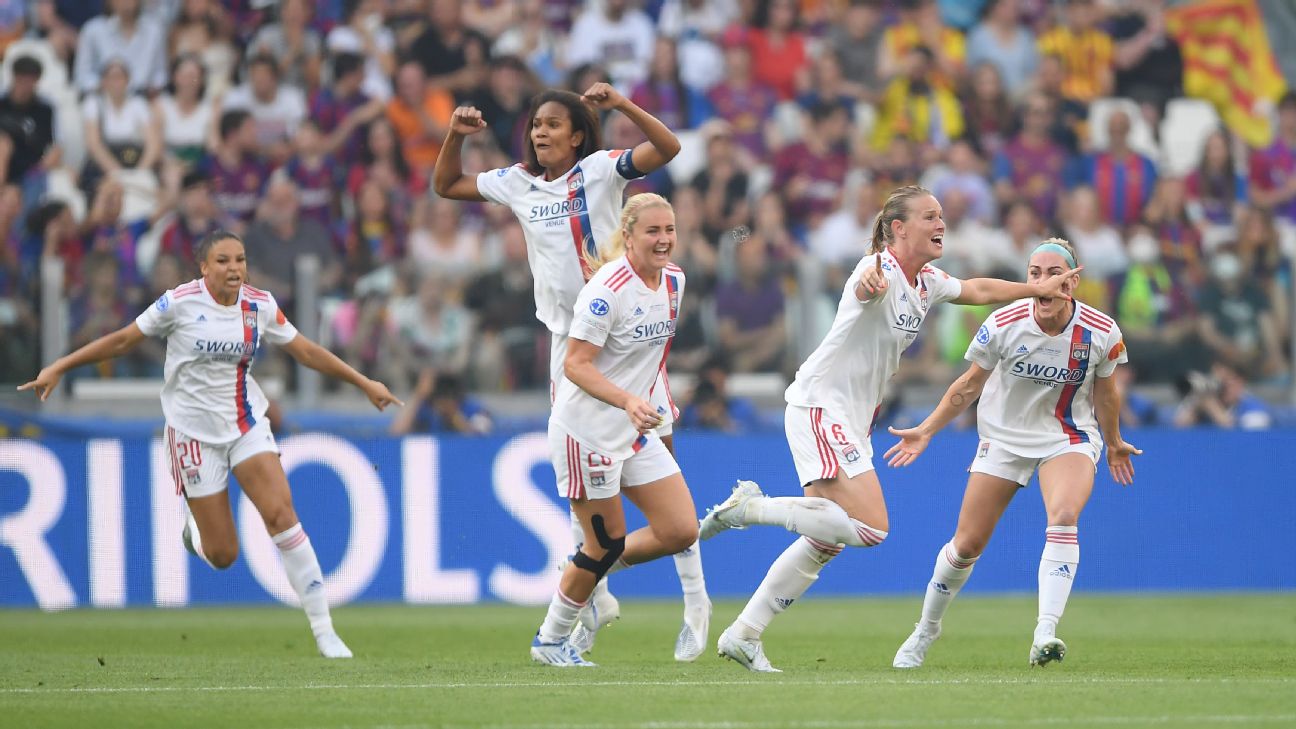 Lyon derrota Barcelona em Turim e conquista Liga dos Campeões feminina