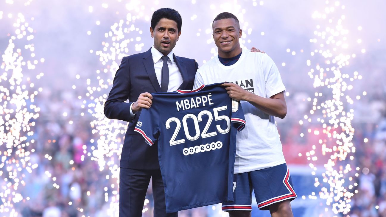 Kylian Mbappe signs three-year deal at PSG after rejecting Real Madrid