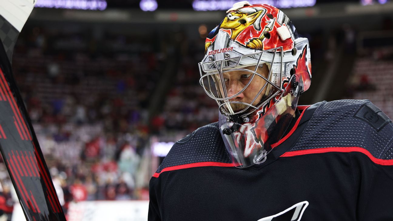 Hurricanes turn to goaltender Antti Raanta for Game 2 against Panthers
